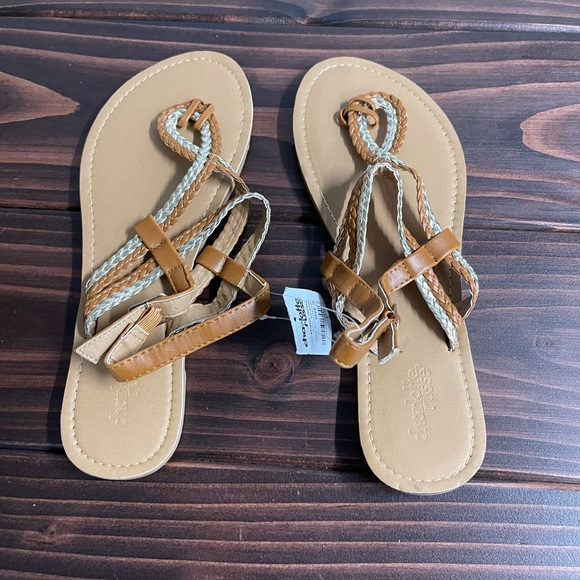 Charlotte Russe Shoes - Charlotte Russe - Gold and Silver Sandels